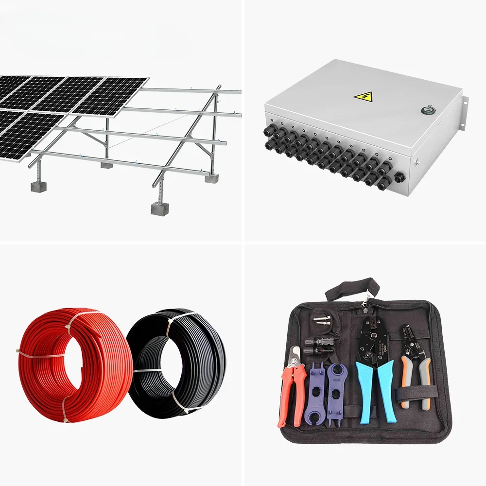 Per 10Kw Off Grid Power Home Energy Sistema Solare 15Kw 20Kw 25Kw 30Kw 40Kw Con Inverter Trifase