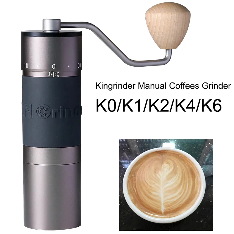 Kingrinder K6 K4 K2 K1 K0 Manual Coffee Grinder Aluminum Portable