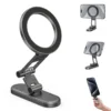 Dual Side Magnetic Car Phone Holder 3-folded Magsafe Car Dashboard 360° Rotation Phone Holder for iPhone 17 16 15 Android