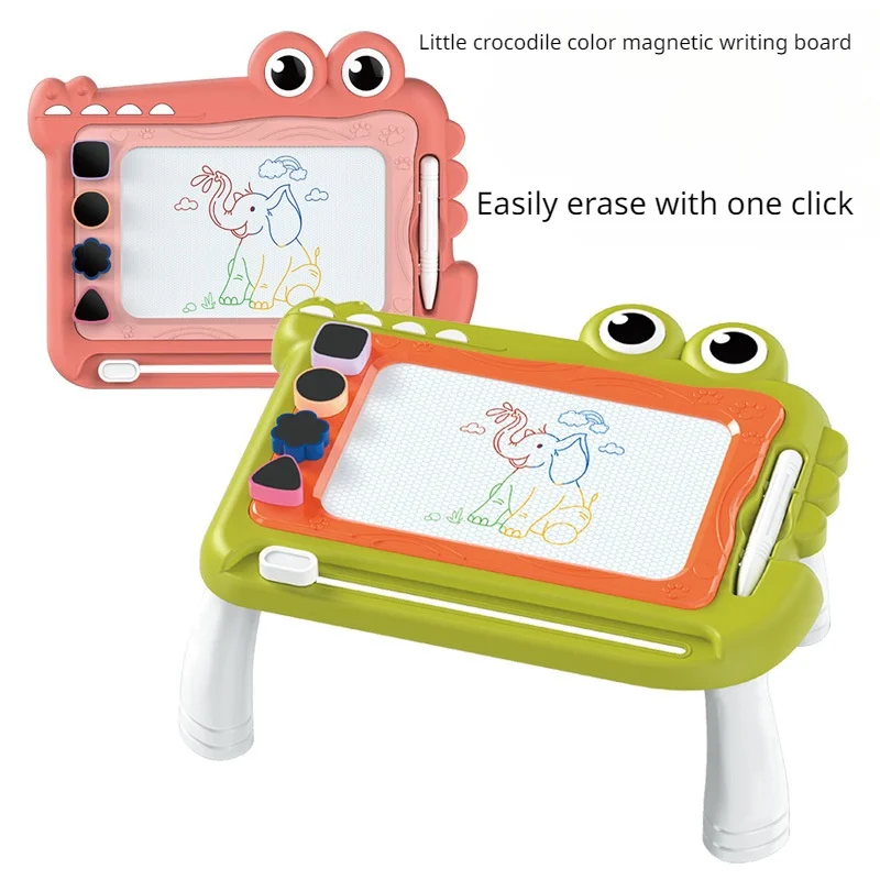 Small Crocodile Color Magnetic Drawing Board Toy Graffiti Board