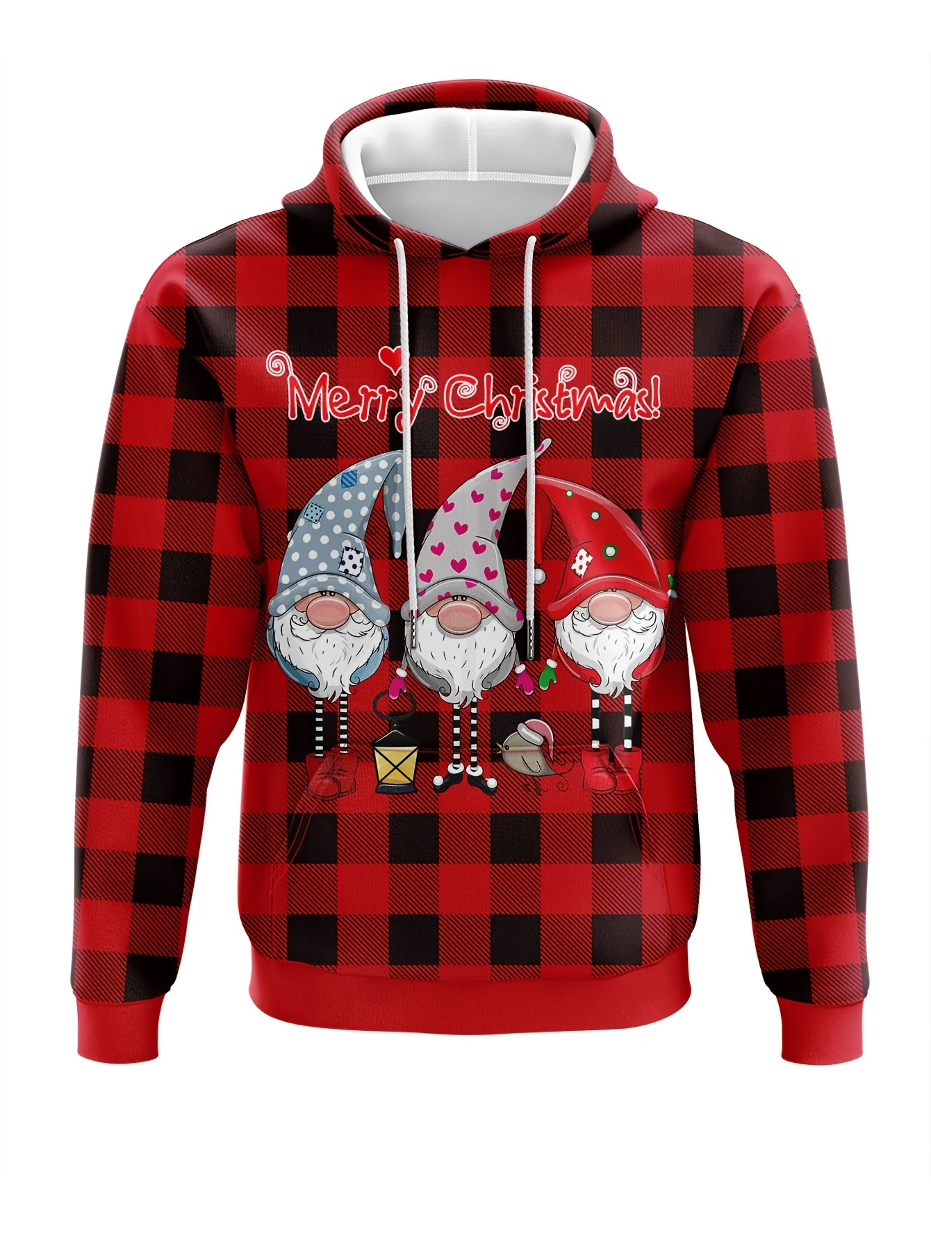 thumbnail image 1 of Sudadera con capucha y estampado 3D para hombre con temática navideña, sudaderas con cordón, ropa deportiva de manga larga, ropa para hombre con gráficos divertidos, 1 of 5