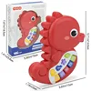 Baby Seahorse Music Toys Children's Electronic Learning Sensory Toys Montessori Music Piano Keyboard Lighting Toys 6