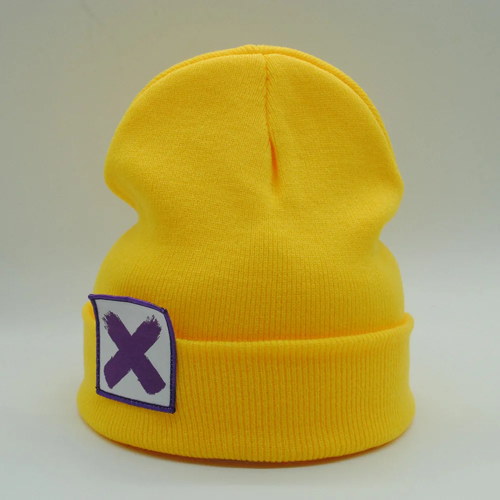 Game VALORANT Killjoy Hat Autumn and winter Warm Yellow Green Beanie Hip Hop Cap Unisex
