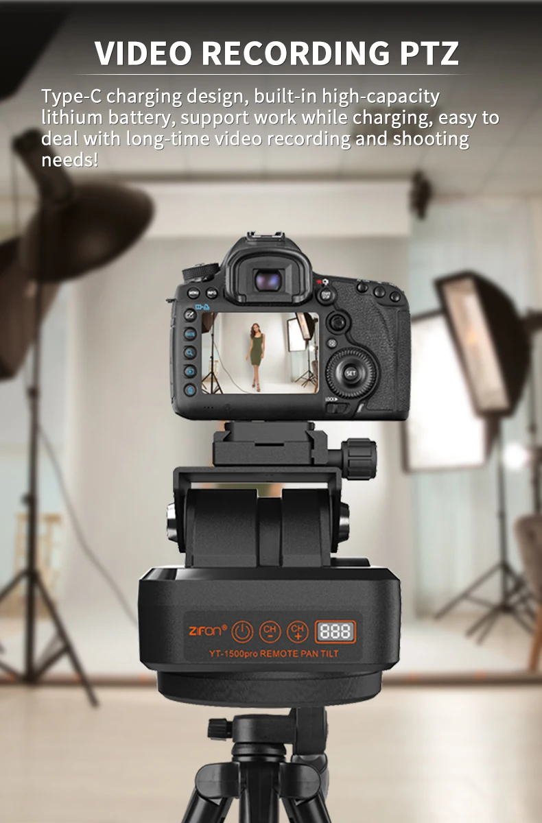 ZiFon Wasserdichter elektrischer Kamera-Gimbal, 2-Achsen-Stabilisator, Anti-Shake für Unterwasser-Videos, Vlog, kompatibel mit Action-Kameras – Detail 8