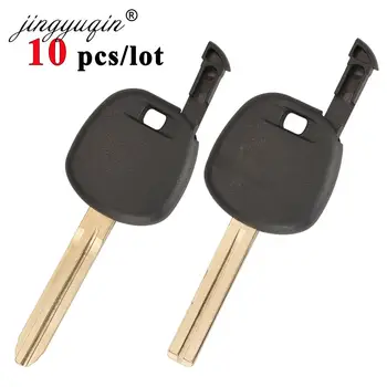Keyforkess 10 pz/lotto chiave di ricambio per Toyota Toyota Corolla Yaris Avensis Transponder Key Shell TOY48/TOY43 Blade No Chip