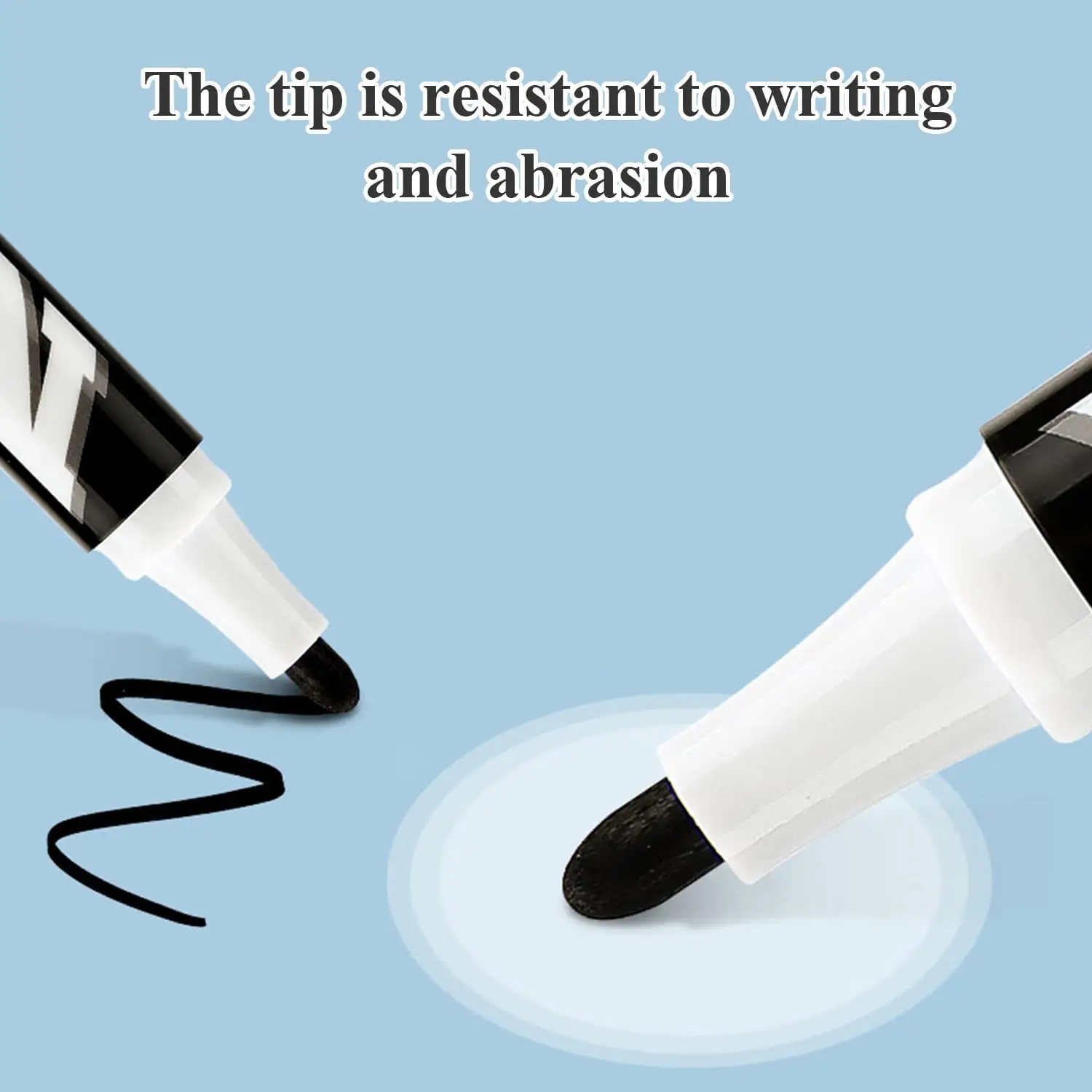 M&G 10PCS Whiteboard Markers Black Dry Erase Markers Fine Tip for Kids, Perfect for Classroom