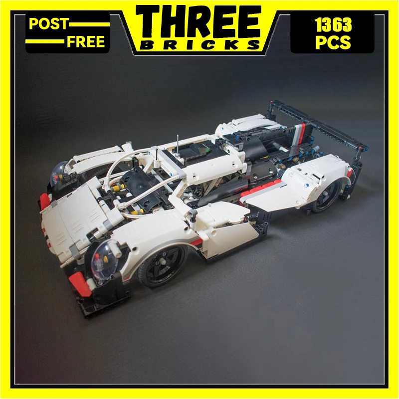 

Moc Building Blocks Classic LMP 1 Car Model Technology Bricks Vehicle Legendary Sportscar DIY Toys For Kids Children