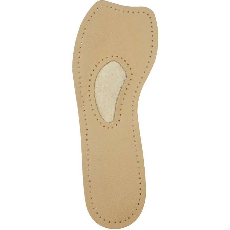 Genuine Leather Silicon Gel Insoles for Women 3/4 Sweat-absorbing Deodorant High-heeled Shoes Sole Stickers Soft Comfortable