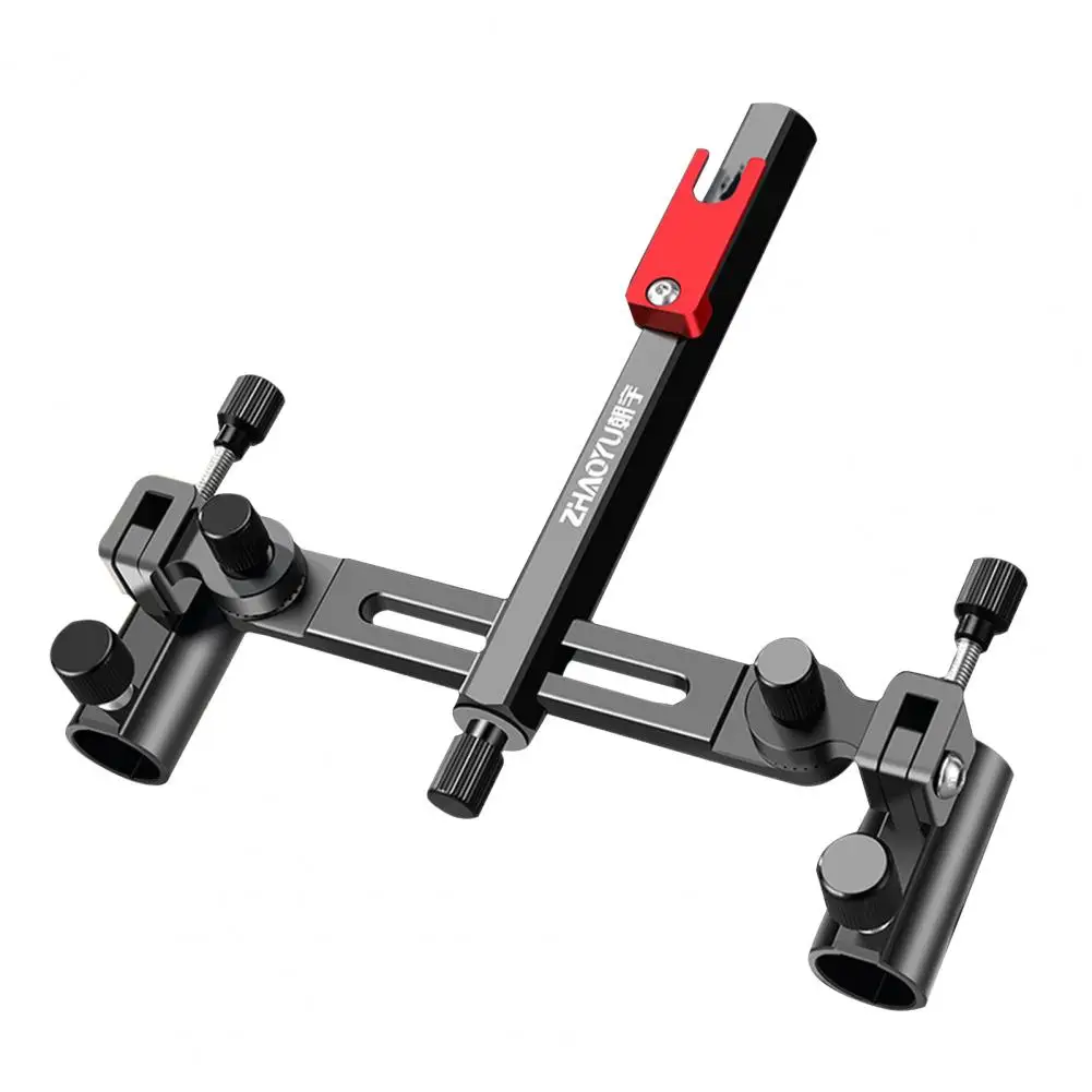 Heavy Duty Fishing Rod Holder 360 Degrees Adjustable Double Fishing Rod Holder Heavy Duty Aluminum Magnesium Alloy for Outdoor