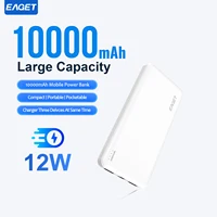 Eaget Power Bank 10000mAh with 12W Fast Charging Powerbank Portable Battery Charger For iPhone 15 14 13 12 Pro Max Xiaomi 1