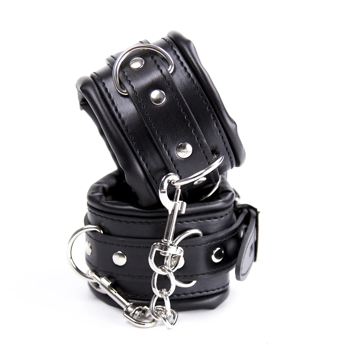 Bdsm Bondage Set Stainless Steel Spreader Bar And Restraints_voghion.com