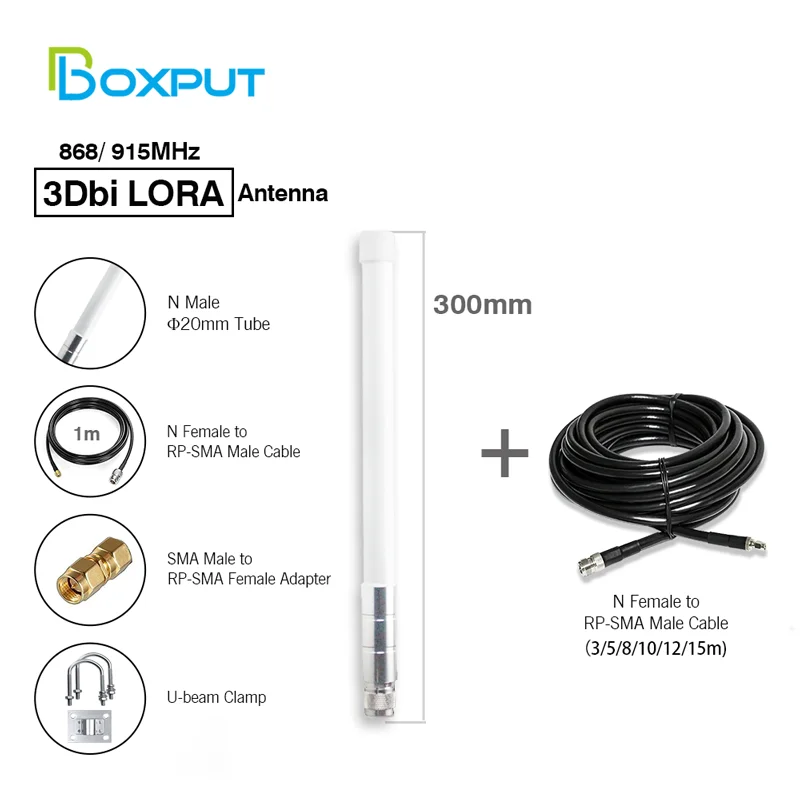 Outdoor Helium Miner Lora Antenna 868Mhz -930Mhz Impermeabile Ad Alto Guadagno Rak Hotspot Mining Antena Per Modem Router Lorawan