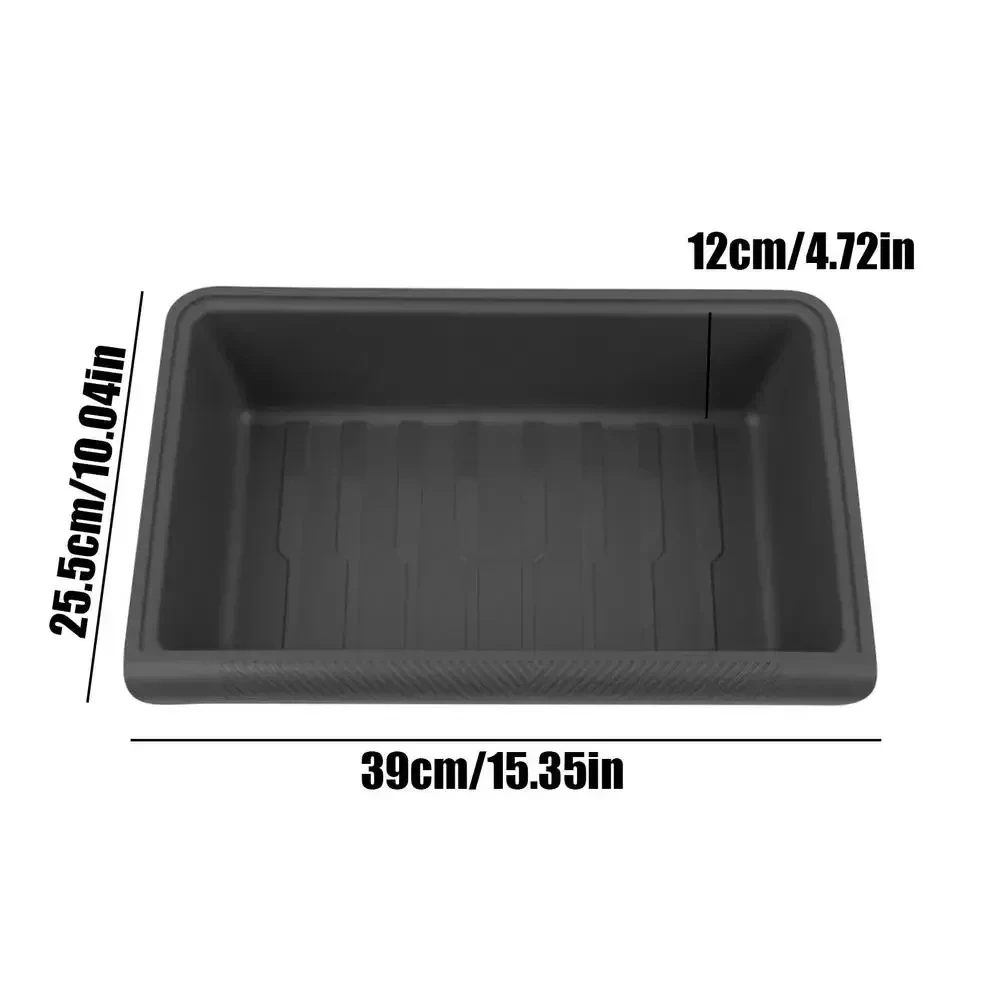 For Tesla Model Y Under Seat Storage Box Case Car Seat Organizer Vehicle Underseat Drawer Holder Interior Tray