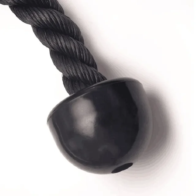 Tricep Rope Abdominal Crunches Cable Pull Down Laterals Biceps Muscle Training Fitness Body Building Gym Pull Rope 5
