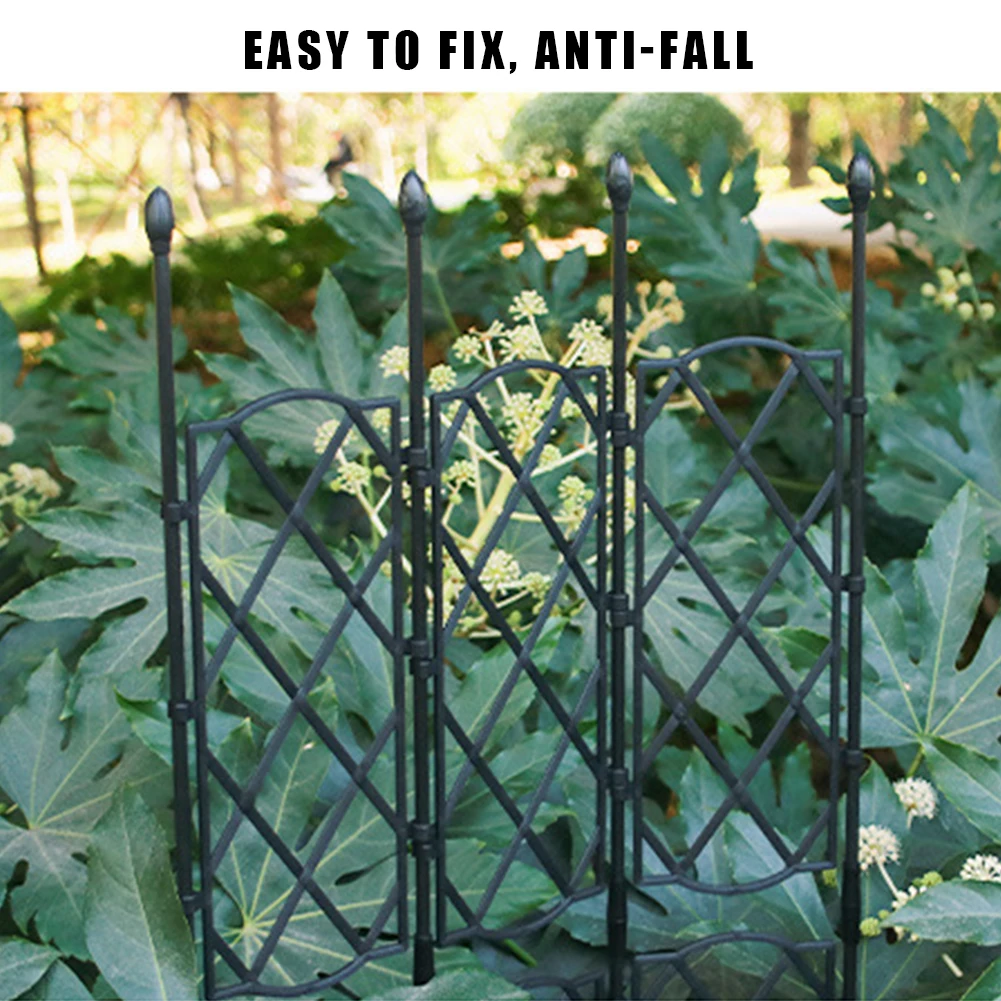 Large Metal Climbing Trellis Outdoor Plant Climbing Frame Plant Support Sturdy for Vegetable Flower Fruit Vine Trellis