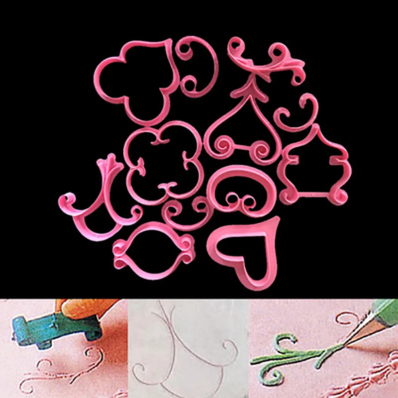 

12Pcs Wedding Various Flowers Stamp Fudge Biscuit Mold 3D Cookie Cutter Pastry Decorating DIY Food Fondant Kitchen Baking Tools