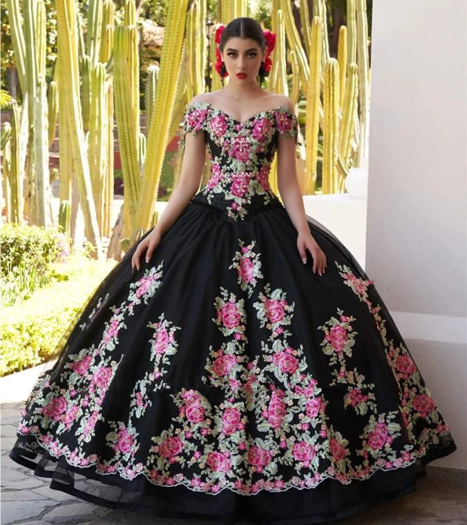 Mexican Black Quince Dress ubicaciondepersonas.cdmx.gob.mx