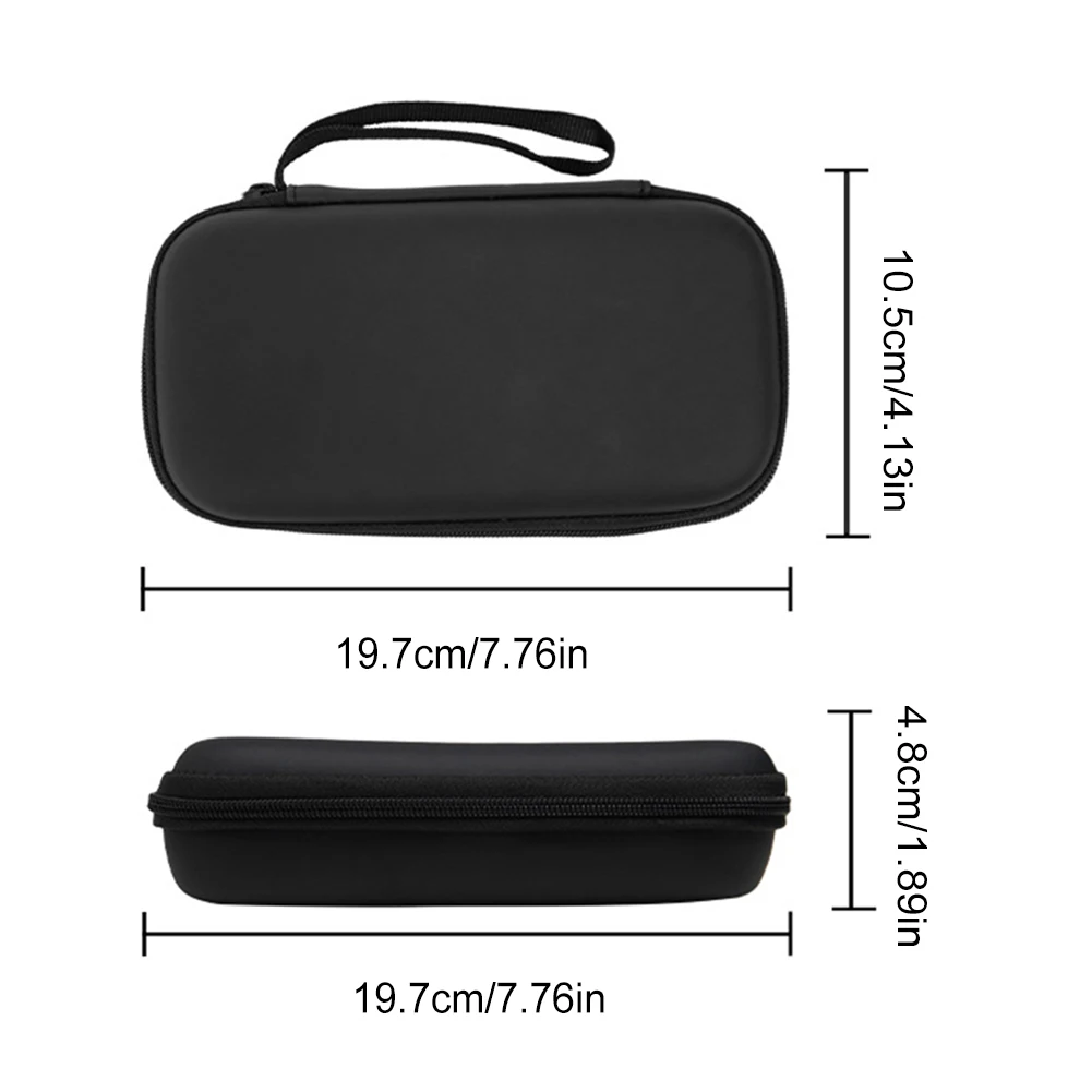 For Anbernic RG406H Travel Carrying Case Anti-scratch Handheld Game Console Case Bag with Mesh Hard Shell Protective Storage Bag