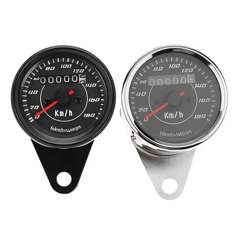 

Motorcycle Digital Speedometer 180KM/H Cafe Racers Retro Instrument Tachometer Gauge For Motorcycle Modification Accessories