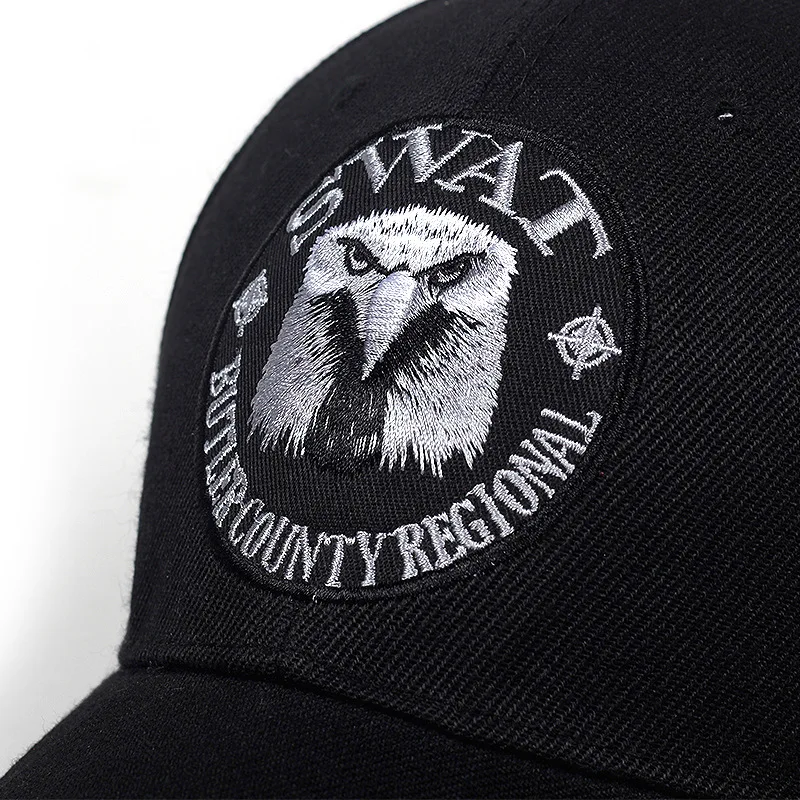 Baseball Cap SWAT Eagle Hat Fashion Hip Hop Hat Men's and Women's Cap Outdoor Casual Visor Hat 6