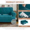 Waterproof Jacquard Sofa Cover Soft for Living Room Bedroom L Shape Adjustable Couch Cover Elastic Slipcover Sofa Cover 3