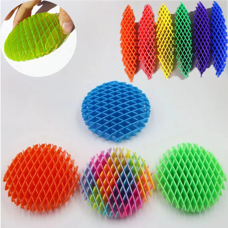 Worm Unpacking Morphing Fidget Toy Decompression Elastic Mesh Pressing Stress Relief Squishy Stretchable Stress Relief Toys