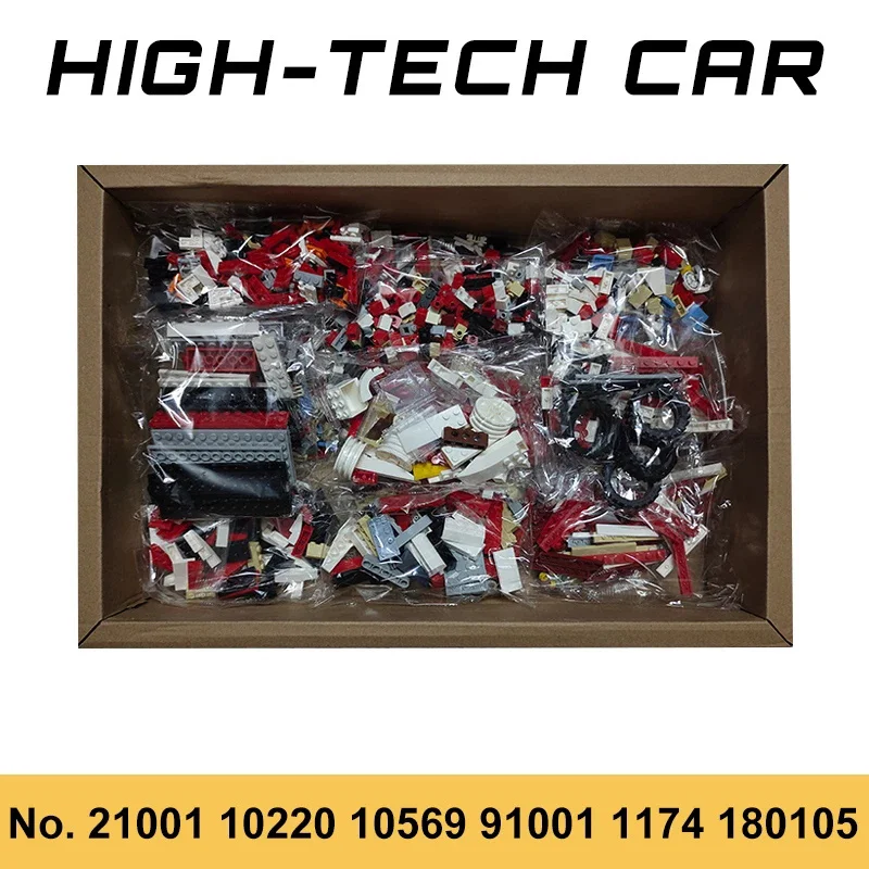 1354 Stuks Compatible 10220 Technical Series T1 Bus Camper Van Bouwstenen Car Model 21001 Children Educational toys Set | Игрушки и
