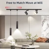 Spot Led Track Light 220V Ceiling Light COB Spotlight Rail Lamp Fixture for Living Room Clothing Store Full Set Track Lighting 2