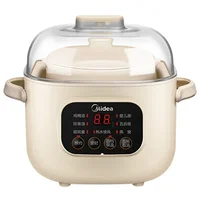 Midea 0.8L Ceramic Electric Slow Stewer Household Multi Baby Food Porridge Dessert Cooker Stewing Cooking Pot Electric Soup 220v 1