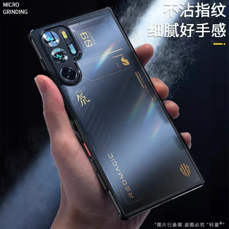 Matte Transparent Shockproof Bumper Phone Case with Protective Back Cover