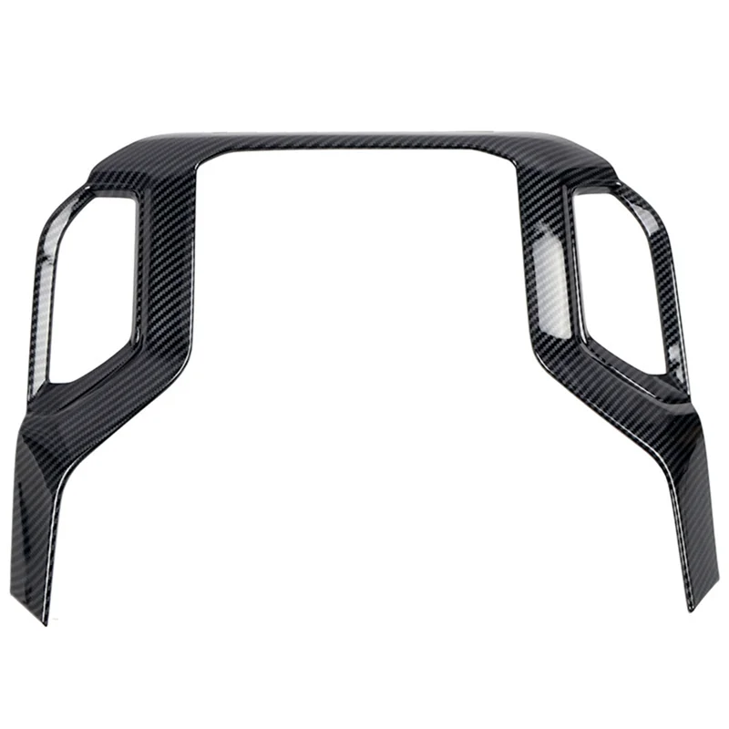 

Автомобильная центральная консоль из углеродного волокна для навигации на приборной панели A/C, крышка выходного отверстия, отделочная панель для Chevrolet Silverado 2019-2022