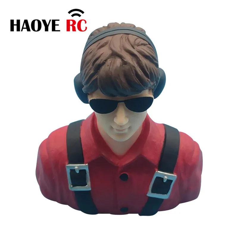 

Фигурки пилотов Haoye, масштаб 1/6, 1 шт., Игрушечная модель для радиоуправляемого самолета, аксессуары, хобби, цвет красный