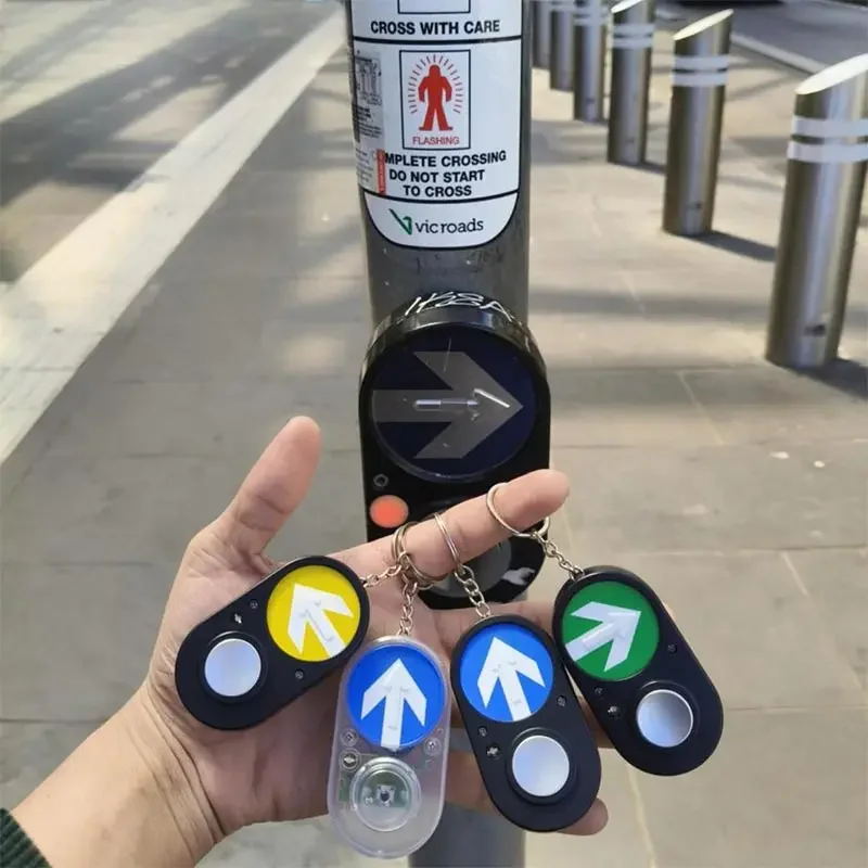 オーストラリアの信号機ボタンキーホルダー歩道サウンドアクセサリー