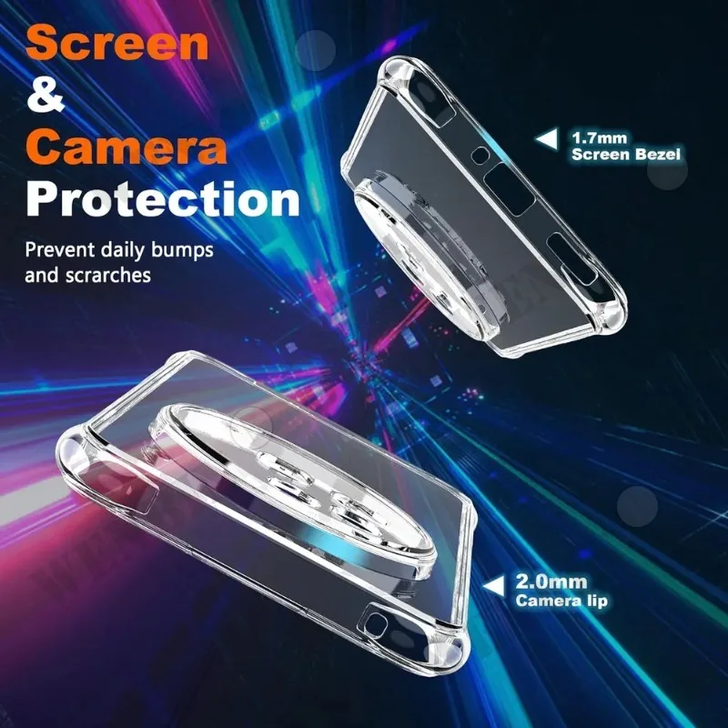 Transparent Shockproof TPU Protective Case with Reinforced Corners