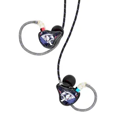 CVJ Vivian HiFi In - Ear Earphones with Dynamic Sound and Detachable Cable (Black - with - MIC - Anime)