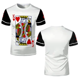 Heart 3D Printed Poker Graphic Unisex Casual T - Shirt - S (TTwd89340LJ)