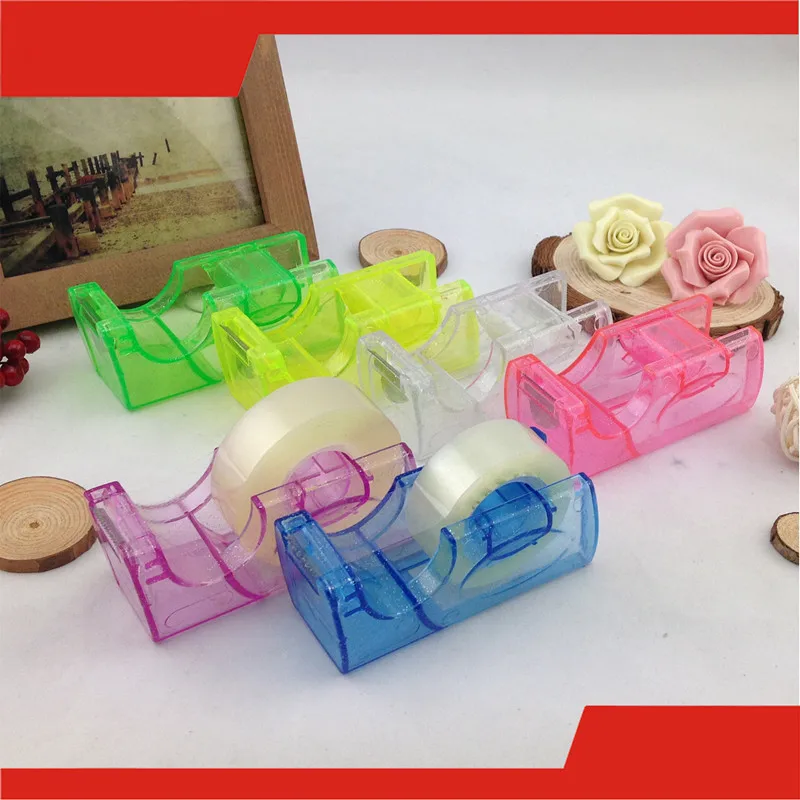 Student Stationery Color Practical Tape Dispenser - China Portable Tape  Dispenser, Mini Tape Dispenser
