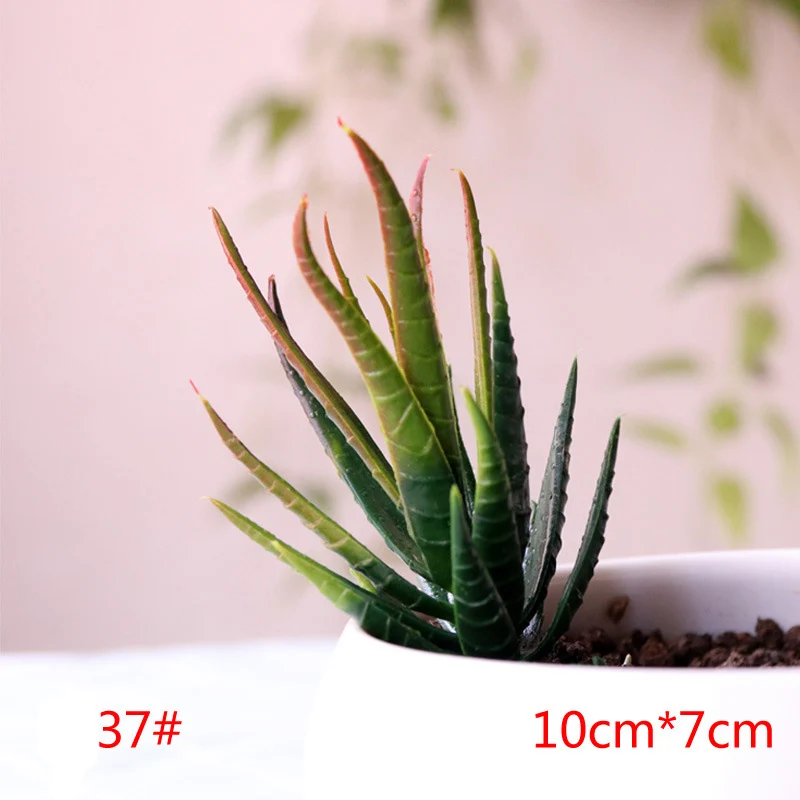 Artificial Succulent Plants for Home and Office Decor - Mini Bonsai Enhancements