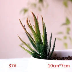 Artificial Succulent Plants for Home and Office Decor - Mini Bonsai Enhancements (Green Ban Ma Lu Hui)