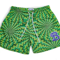 Summer Style Mesh Basketball Shorts Men's Casual Loose Four Point Basketball Shorts Below The Knee 1