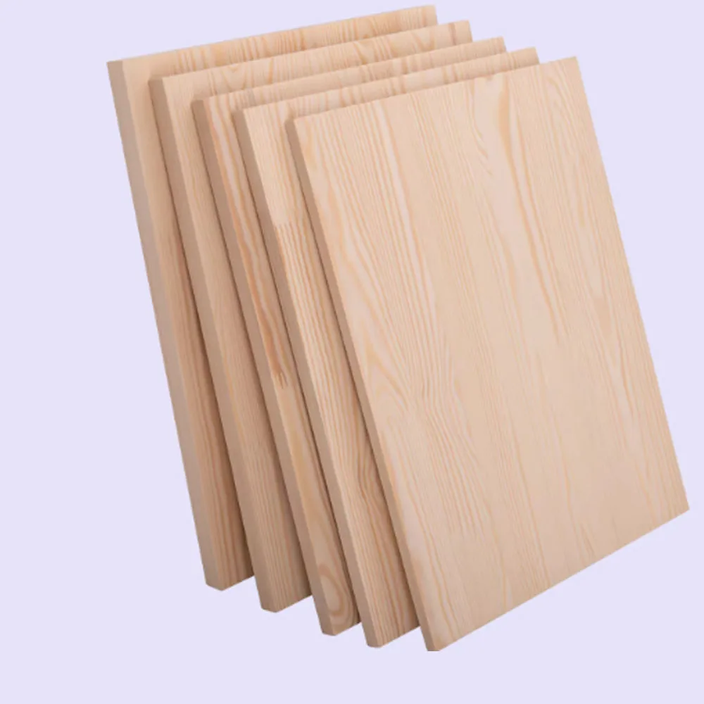 1Pcs Long40-60cm Wide30-50cm Thick1.2-2cm 소나무 보드 단단한 나무 조각 DIY 공예 장식 건물 모델 액세서리