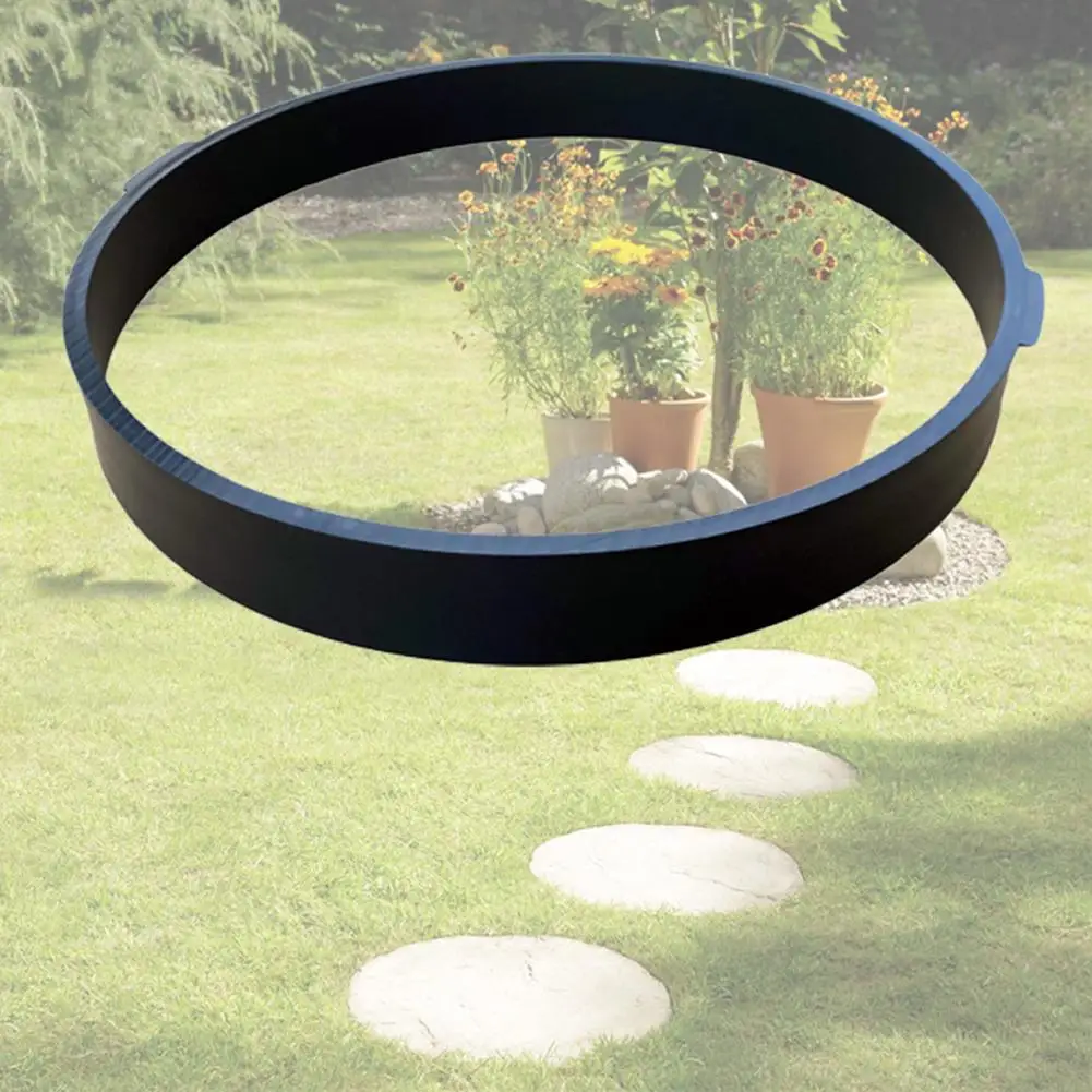 Reusable DIY Paving Concrete Mold Round Garden Lawn Floor Path Walk Maker Mould