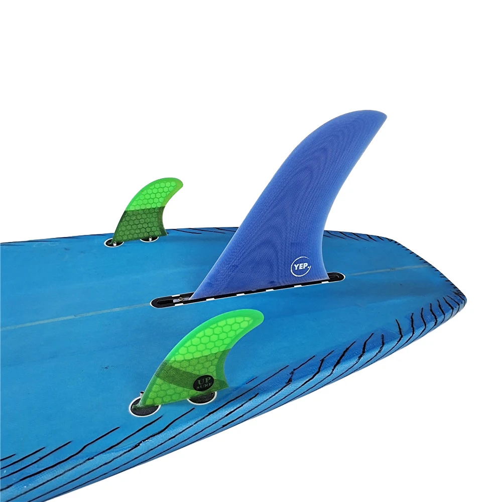 UPSURF Surfboard Quilha Central Single Fin 9/10 inch Fiberglass Sup Fin Stand Up Paddelboard For Longboard Sup Accessories