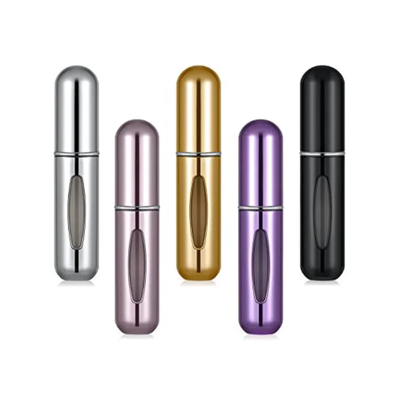 

Mini Spray Bottles，Perfume Travel Refillable Mini Perfume Travel Bottle Portable Spray Atomizer Accessories 5 sets of 5ml/0.2oz