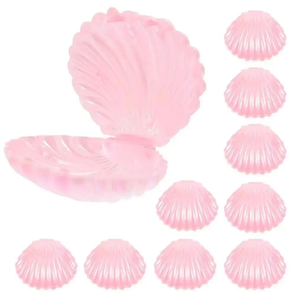 Shell Candy Boxes Cute Plastic Gift Packaging Bags MakeUp Jewelry Storage Boxes Seashell Party Decor Wedding Favor Box 10pcs plastic gift bags packaging bags party gift bags gift bags plastic bags gift box candy bags candy packaging boxes