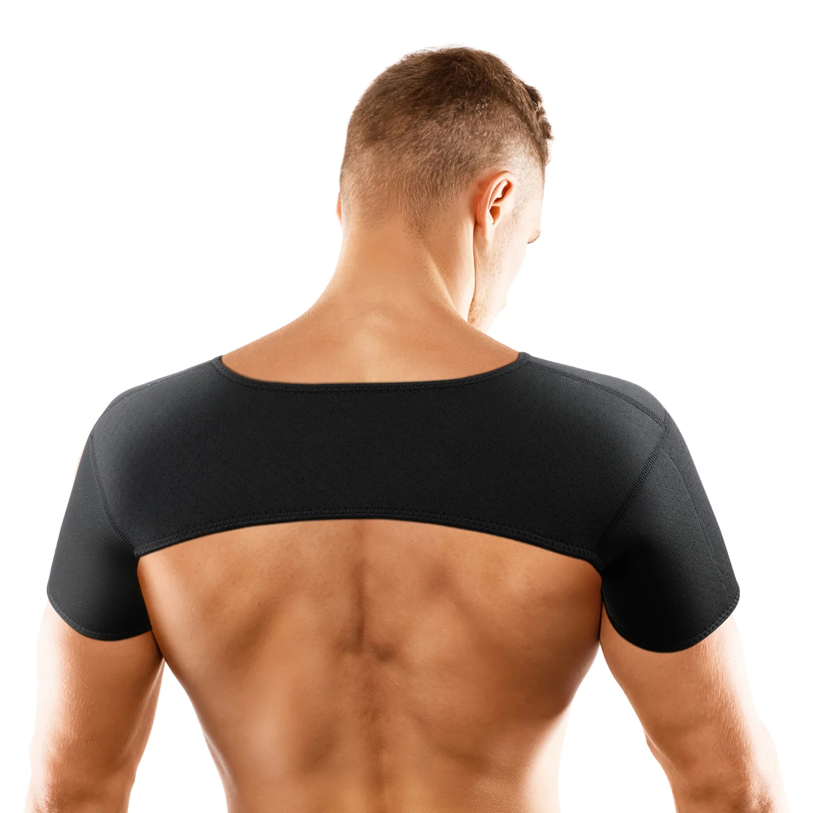 

Compression Shoulder Brace for Men Sleeve under Shirt Support Pillow Protectors