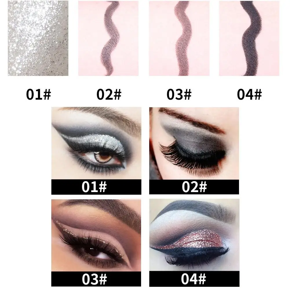Waterproof Eye Enhancing Stick Black Eyeliner Pencil Solid Thick Gel Smooth Long-Lasting 24-Hour Smoky Eye Liner Cosmetic eyeliner pencil
