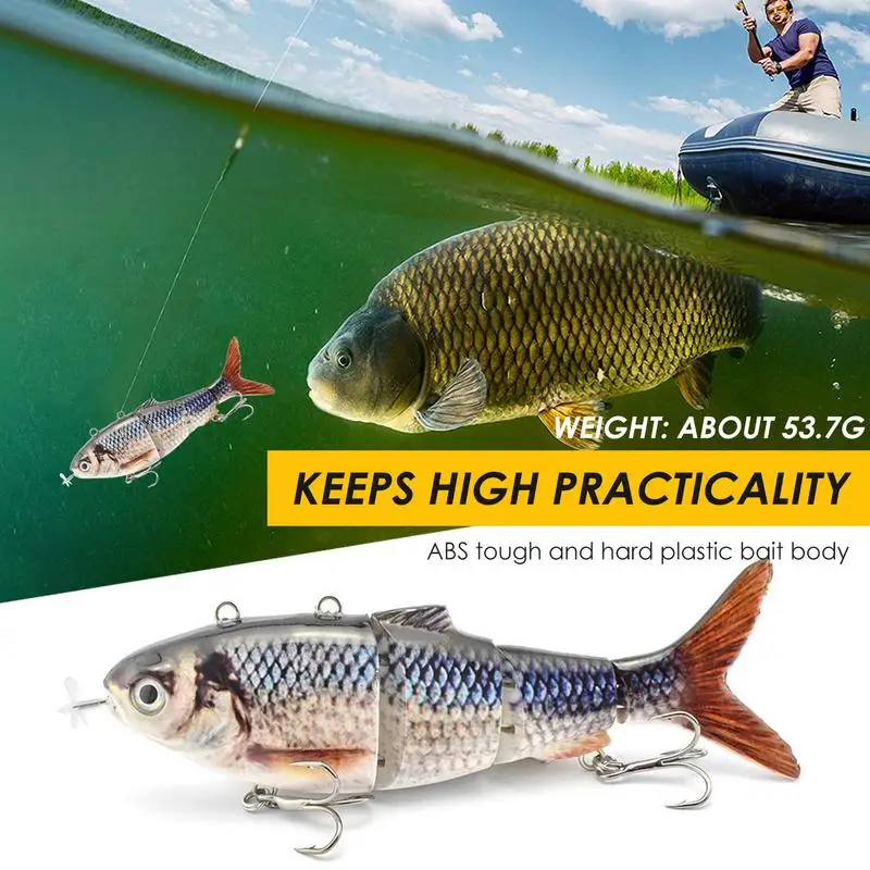 Bionic - Esche Artificiali da Pesca Multi Snodata da 10,2 cm, Esche da Nuoto a Lento Affondamento Mare, Adatte per Tutti i Tipi di Pesci d'Acqua Dolce Salata, Kit di Esche da Pesca per Trota e Spigola Bionic - Esche Artificiali da Pesca Multi Snodata da 10,2 cm, Esche da Nuoto a Lento Affondamento Mare, Adatte per Tutti i Tipi di Pesci d'Acqua Dolce Salata, Kit di Esche da Pesca per Trota e Spigola