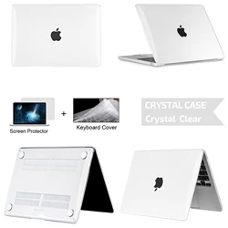 Sleek Protective Laptop Cover - Premium Design for 13 to 16 Inch Devices (Crystal clear)