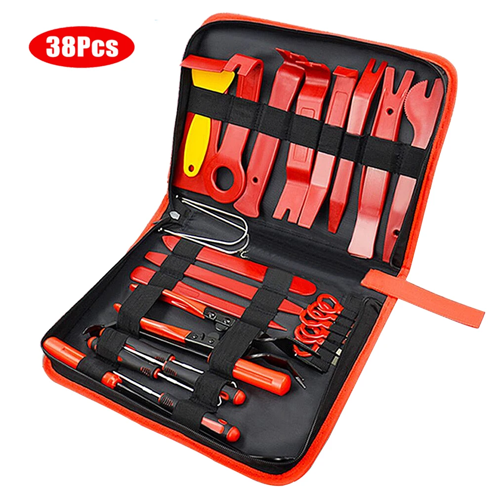 Car Tool Kit Interior Disassembly Blades Garage Hand Tools Auto Door Panel  Trim Removal Puller Set Car Accessories Product
